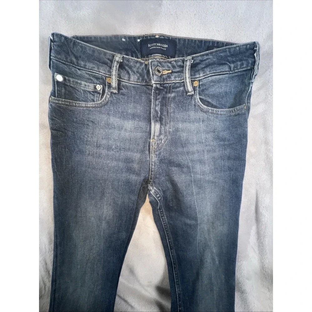 Scotch & Soda Skim Amsterdams Blauw Jeans Mens 29x32  Slim ‎ Blue